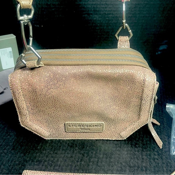 BNWT LIEBESKIND 4 Compartment Crossbody  and Matching Wallet RARE SET - Picture 6 of 16